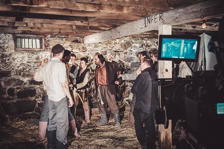 filming Under Jakob's Ladder